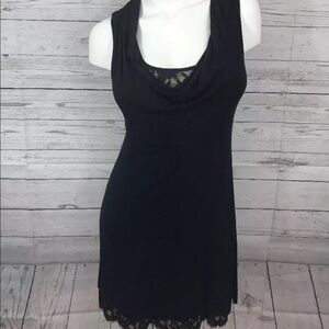 Bailey 44 Dress navy lined lace size small